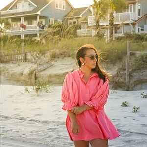 Elegant Pink Mini Dress